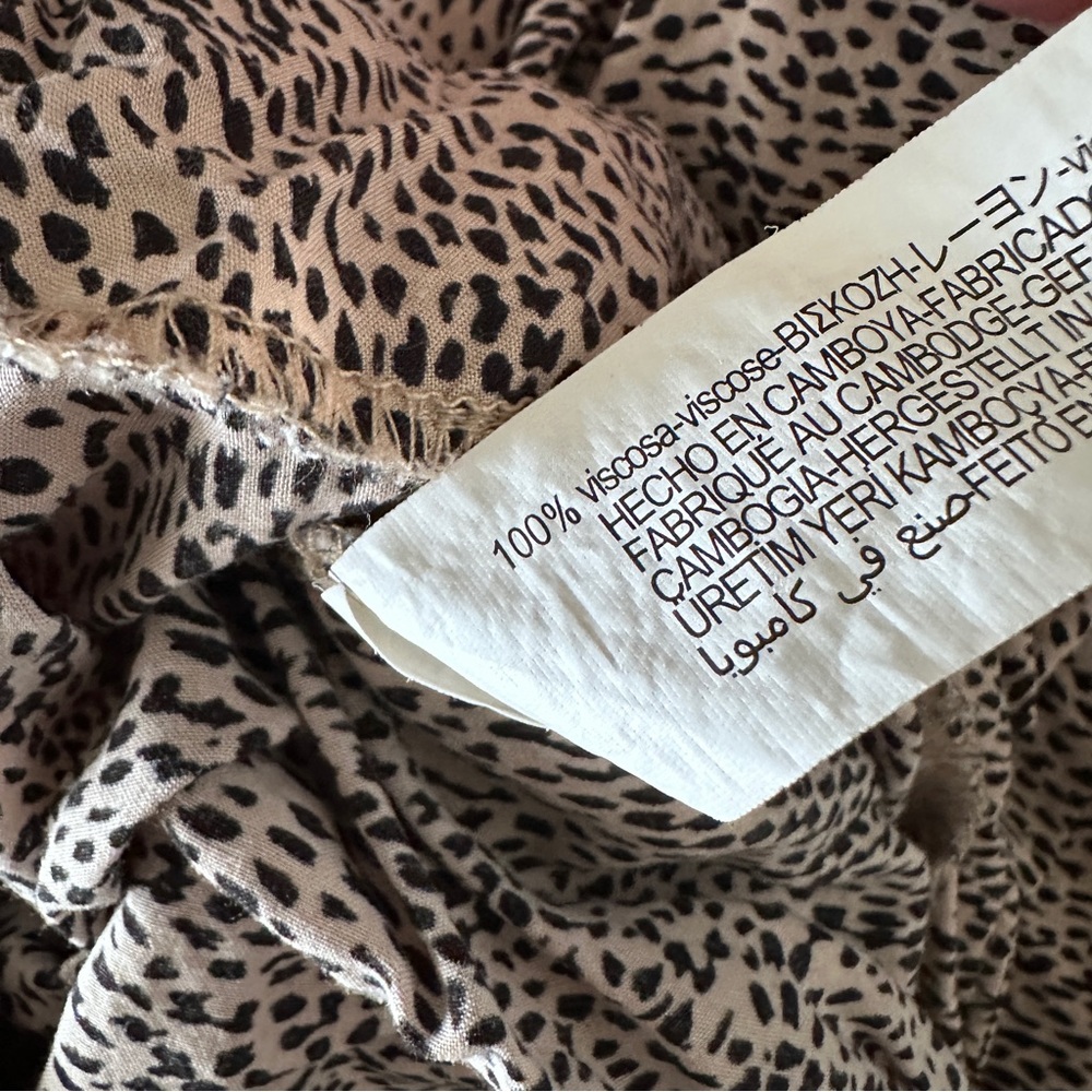 Zara Cheetah Print Blouse - Picture 5 of 6